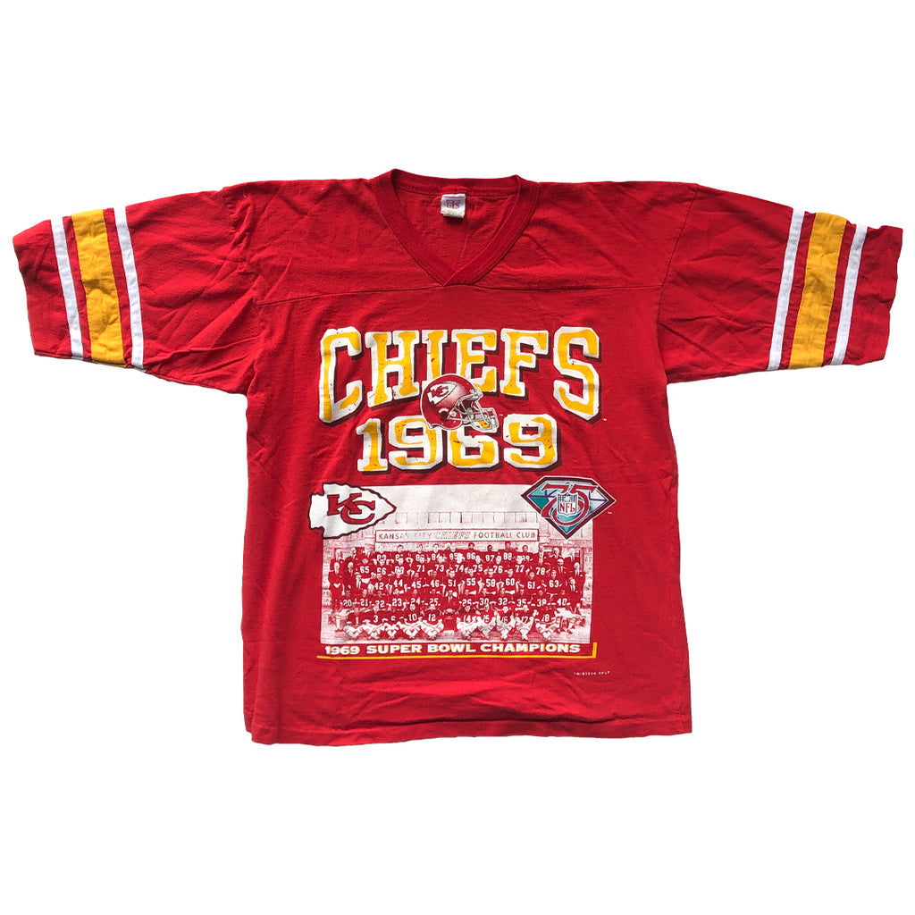 WESTSIDE STOREY VINTAGE | VINTAGE 1994 QUARTER SLEEVE -69 SUPER BOWL TRIBUTE SHIRT - Westside Storey